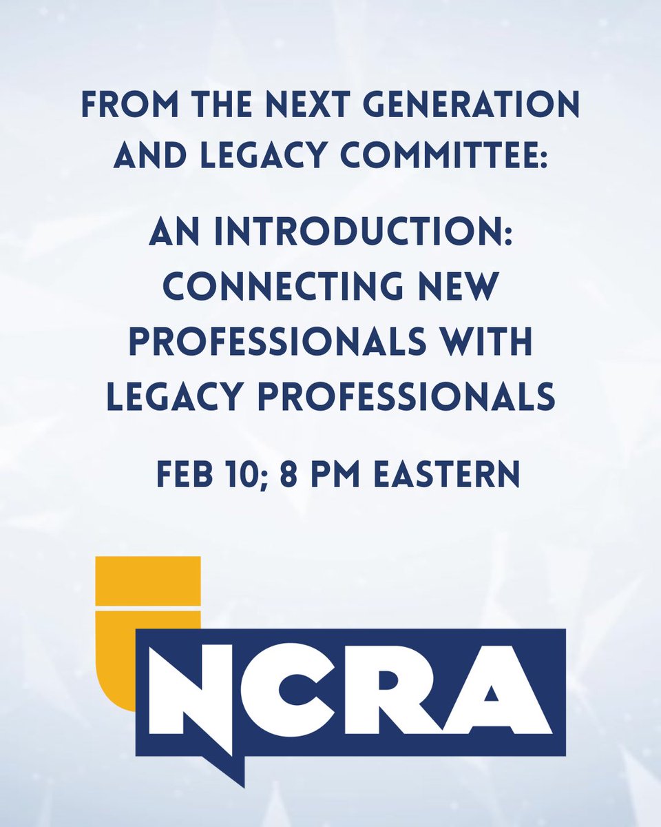 National Court Reporters Association tweet media