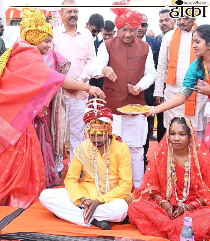 मुख्यमंत्री कन्या बिहाव योजना: सामाजिक समरसता के विश्व रिकॉर्ड
<a href="/ChhattisgarhCMO/">CMO Chhattisgarh</a>  श्री विष्णु देव साय के उपस्थिति मा 6,412 जोड़ा मन के होईस बिहाव
कुपोषण मुक्त छत्तीसगढ़ अभियान के होईस सुभारंभ
hanka.gurturgoth.com/mukhyamantri-k…