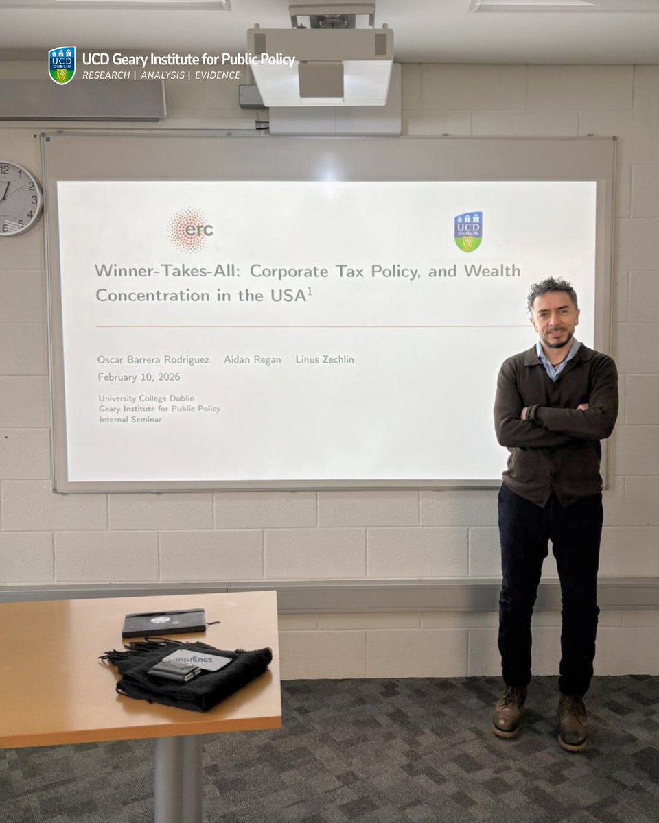 UCD Geary Institute for Public Policy tweet media