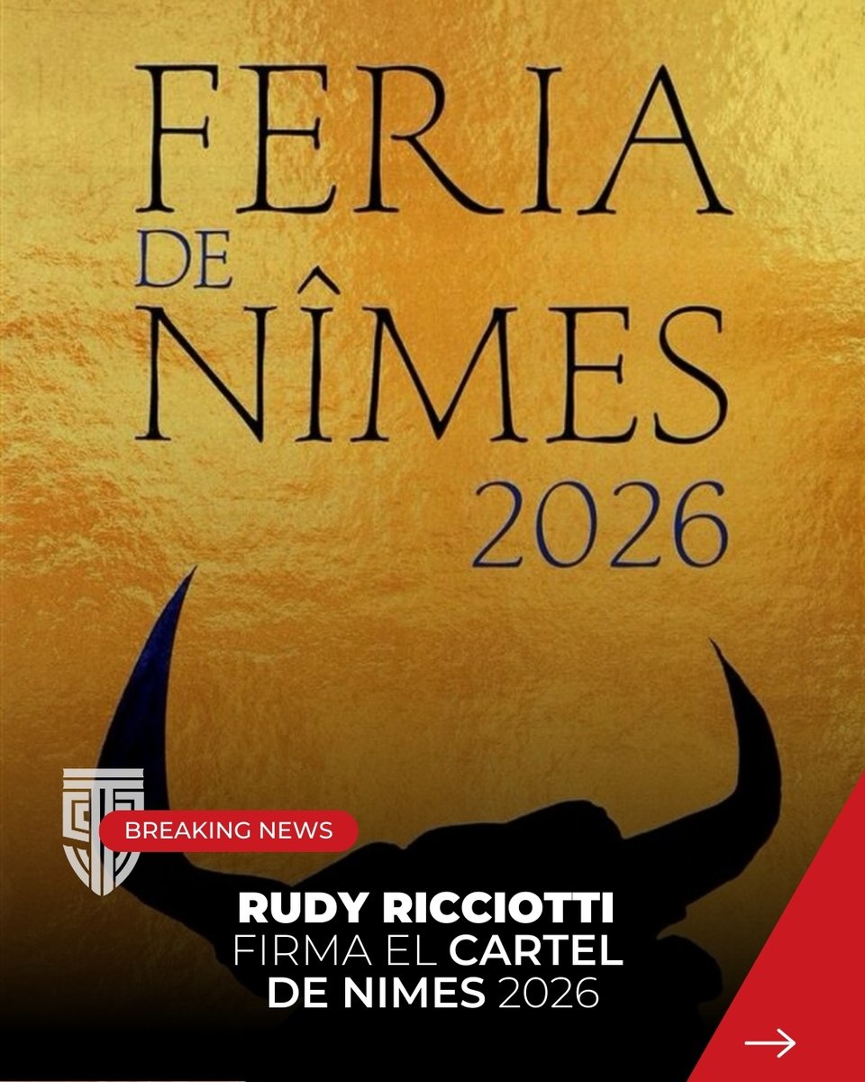 TitanTaurino's tweet image. 🎨🐂 Nimes ya mostró su imagen taurina 2026.
Arte para anunciar una temporada que empieza a tomar forma.
👉 Conoce las fechas clave y lo que viene para Nimes 2026 ⬇️ titansports.international/nimes-revela-s…

#Nimes #Tauromaquia