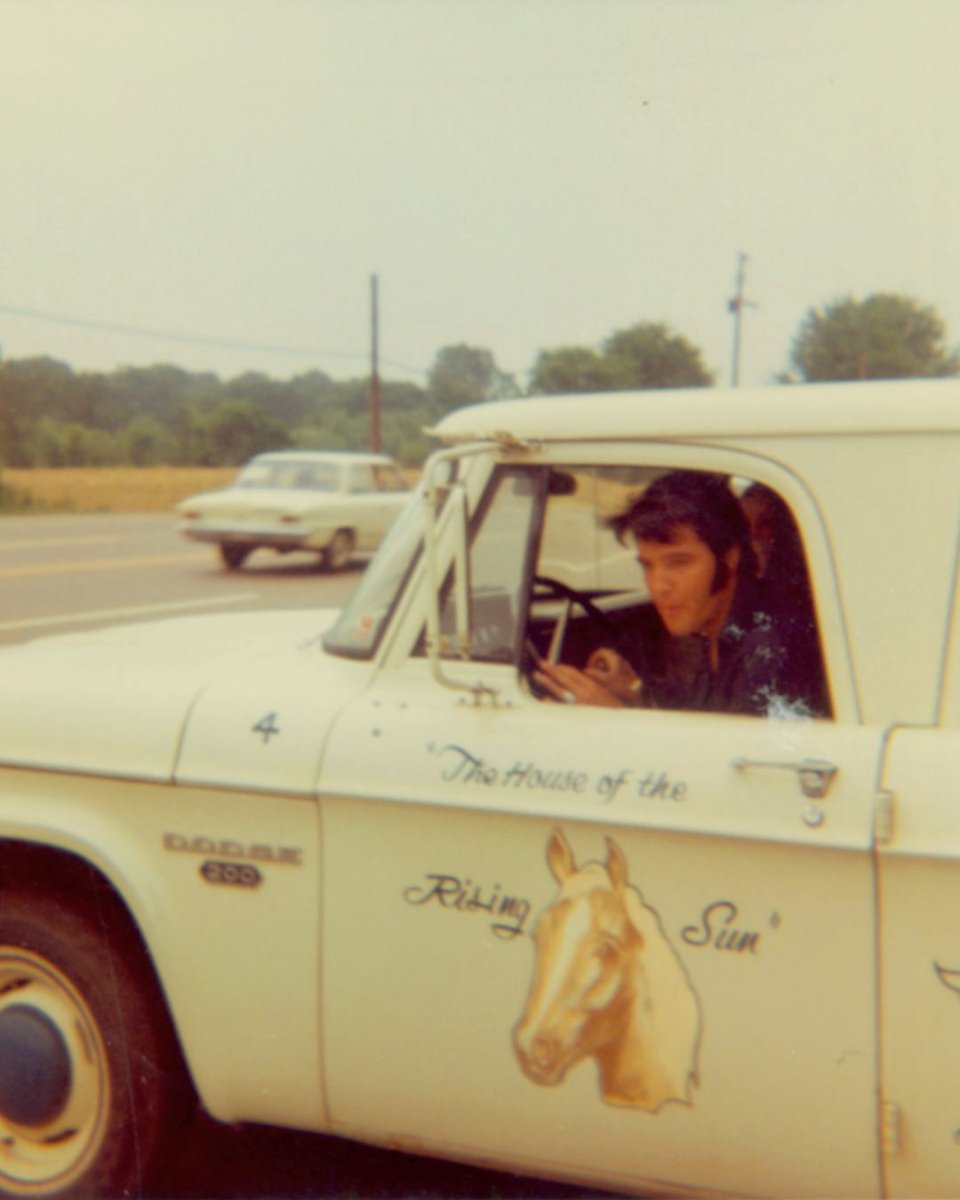 VisitGraceland's tweet image. Everyone knows about the Pink Cadillac, but Elvis’ love of vehicles went far beyond cars. Beginning February 10, 1967, Elvis purchased more than two dozen pickups and other vehicles over the next three weeks for use at his Circle G Ranch.
