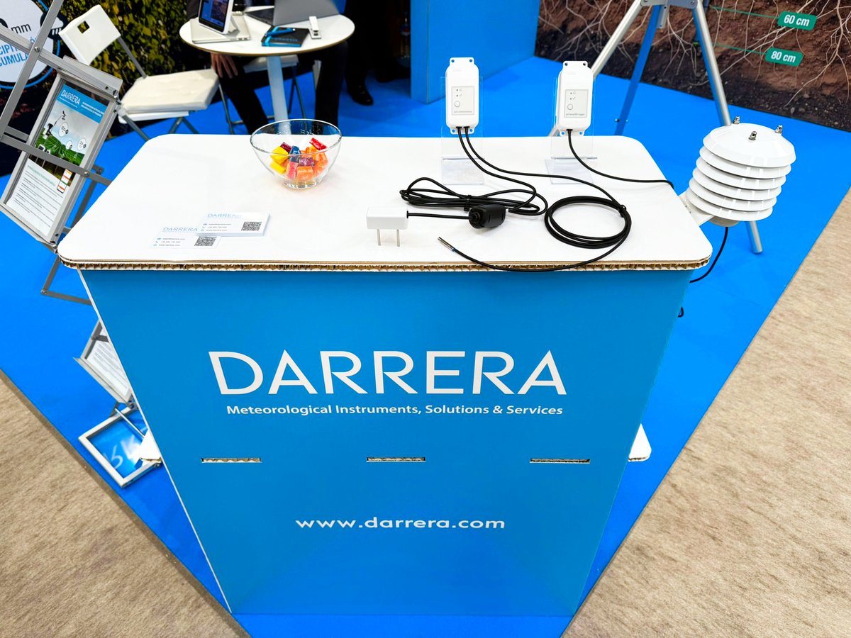 darrera_meteo's tweet photo. 🚜 We’re kicking off at #FIMA2026!

🌱 Visit our booth and discover how our agrometeorological monitoring solutions are driving more efficient and sustainable crop management.

📅 February 10–14
📍 Booth B37 – Hall 1, @FeriaZaragoza

👋 We look forward to seeing you! https://t.co/xy1CqdzgrK