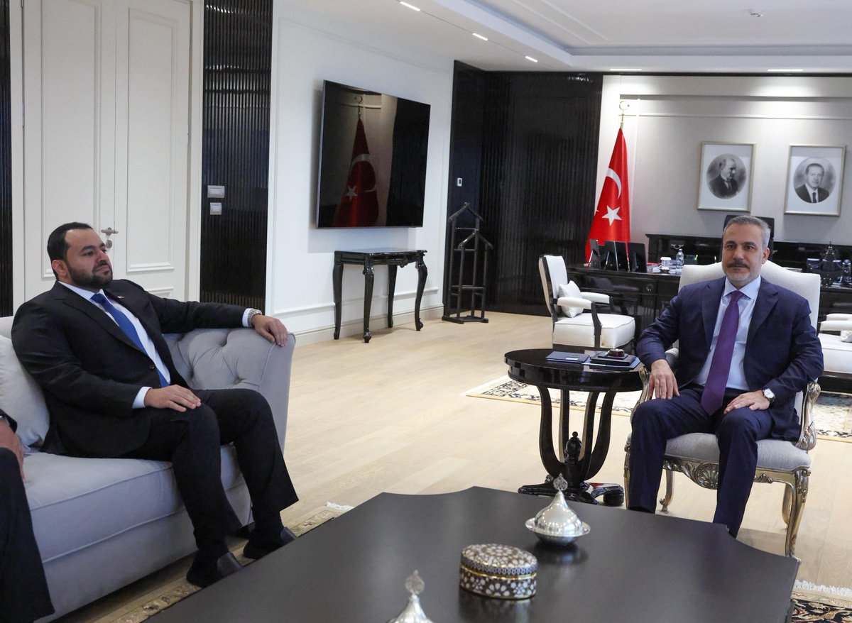 Bakanımız <a href="/HakanFidan/">Hakan Fidan</a>, Katar Dışişleri Bakanlığı’nda Devlet Bakanı Mohammed bin Abdulaziz Al-Khulaifi’yi Ankara’da kabul etti.