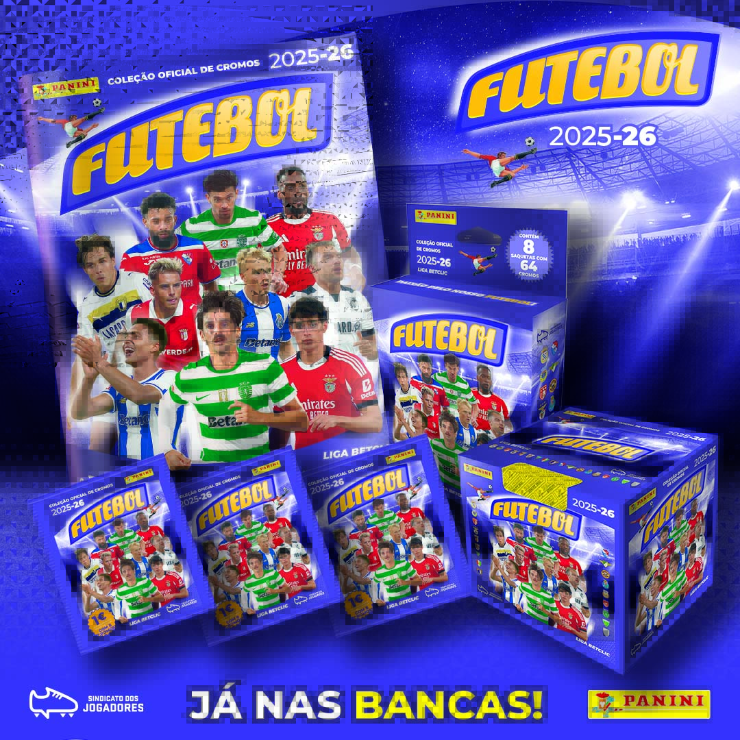 Uma coleção absolutamente imperdível! ⚽
Se ainda não iniciaste esta coleção, procura-a já no teu ponto de venda ou na loja online e vive a Paixão pelo Futebol com a Panini!
