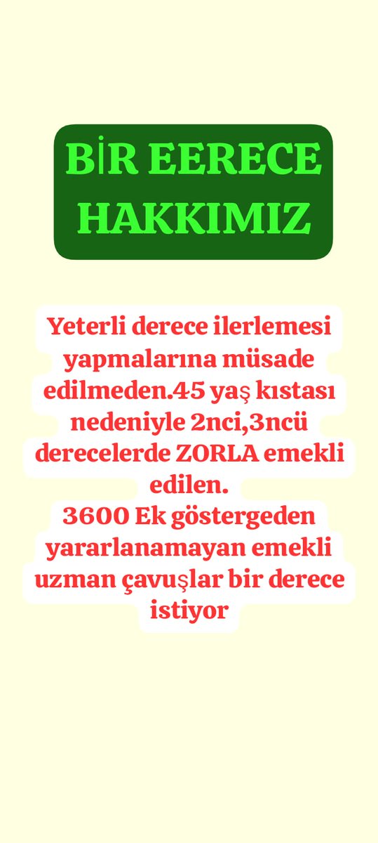 <a href="/znur81547183830/">Hikmet YİĞİT</a> <a href="/Kadir166019/">Kadir</a> <a href="/ibrahim_0634/">İbrahim Akduman (1)</a> @Den16467976Omer <a href="/MuratNR3/">Murat ÖNÜR</a> <a href="/RTErdogan/">Recep Tayyip Erdoğan</a> <a href="/MHP_Bilgi/">MHP</a> <a href="/MhpTbmmGrubu/">MHP TBMM Grubu #MHP</a> <a href="/dbdevletbahceli/">Devlet Bahçeli</a> <a href="/yasaryldrmMHP/">Yaşar Yıldırım</a> <a href="/buyukataman/">İsmet Büyükataman</a> <a href="/erkanakcay45/">Erkan Akçay</a> <a href="/E_SemihYalcin/">E. Semih Yalçın</a> <a href="/sadirdurmaz/">Sadir Durmaz 🇹🇷</a> <a href="/UlviYonter/">Dr.İzzet Ulvi YÖNTER</a> <a href="/ismailozdemirrr/">İsmail ÖZDEMİR 🇹🇷</a> <a href="/muharremvarli01/">Muharrem VARLI</a> <a href="/AyseSibelErsoy/">Ayşe Sibel Ersoy🇹🇷</a> <a href="/MehmetTaytakMHP/">Mehmet Taytak</a> <a href="/MevltKarakaya25/">Mevlüt Karakaya</a> <a href="/tcbestepe/">T.C. Cumhurbaşkanlığı</a> <a href="/tcsavunma/">T.C. Millî Savunma Bakanlığı</a> <a href="/aerdemcantimur/">Abdullah Erdem Cantimur</a> <a href="/heybetmusa/">Musa HEYBET</a> <a href="/SuayAlpay/">Şuay Alpay🇹🇷</a> <a href="/hulusiakarmedya/">Hulusi AKAR</a> <a href="/TSKGnkur/">TSK</a> <a href="/mehmetucum/">Mehmet Uçum</a> <a href="/Akparti/">AK Parti</a> <a href="/memetsimsek/">Mehmet Simsek</a> <a href="/valisalihayhan/">Salih AYHAN</a> <a href="/iletisim/">T.C. İletişim Başkanlığı</a> <a href="/burhanduran/">Burhanettin Duran</a> #UzmanÇavuş
#UzmanÇavuşlar
#EmekliUzmanÇavuşlar
<a href="/RTErdogan/">Recep Tayyip Erdoğan</a>
<a href="/tcsavunma/">T.C. Millî Savunma Bakanlığı</a>
<a href="/tcbestepe/">T.C. Cumhurbaşkanlığı</a>
<a href="/TC_icisleri/">T.C. İçişleri Bakanlığı</a>
<a href="/_cevdetyilmaz/">Cevdet Yılmaz</a>
<a href="/TBMMGenelKurulu/">TBMM Genel Kurulu</a>
<a href="/Akparti/">AK Parti</a>
<a href="/nacibostanci/">M. Naci Bostancı</a>
<a href="/akbasogluemin/">Av. M.Emin AKBAŞOĞLU 🇹🇷</a>
<a href="/AliYerlikaya/">Ali Yerlikaya</a>
<a href="/UlviYonter/">Dr.İzzet Ulvi YÖNTER</a>
<a href="/dbdevletbahceli/">Devlet Bahçeli</a>
<a href="/mustafaelitas/">Mustafa Elitaş</a>
<a href="/erkanakcay45/">Erkan Akçay</a>
<a href="/TEMUD_2024/">Türkiye Emekli Uzman Erbaşlar Derneği (TEMUD)</a>
<a href="/alitilkici38/">Ali Tilkici 🇹🇷</a>
<a href="/memetsimsek/">Mehmet Simsek</a>