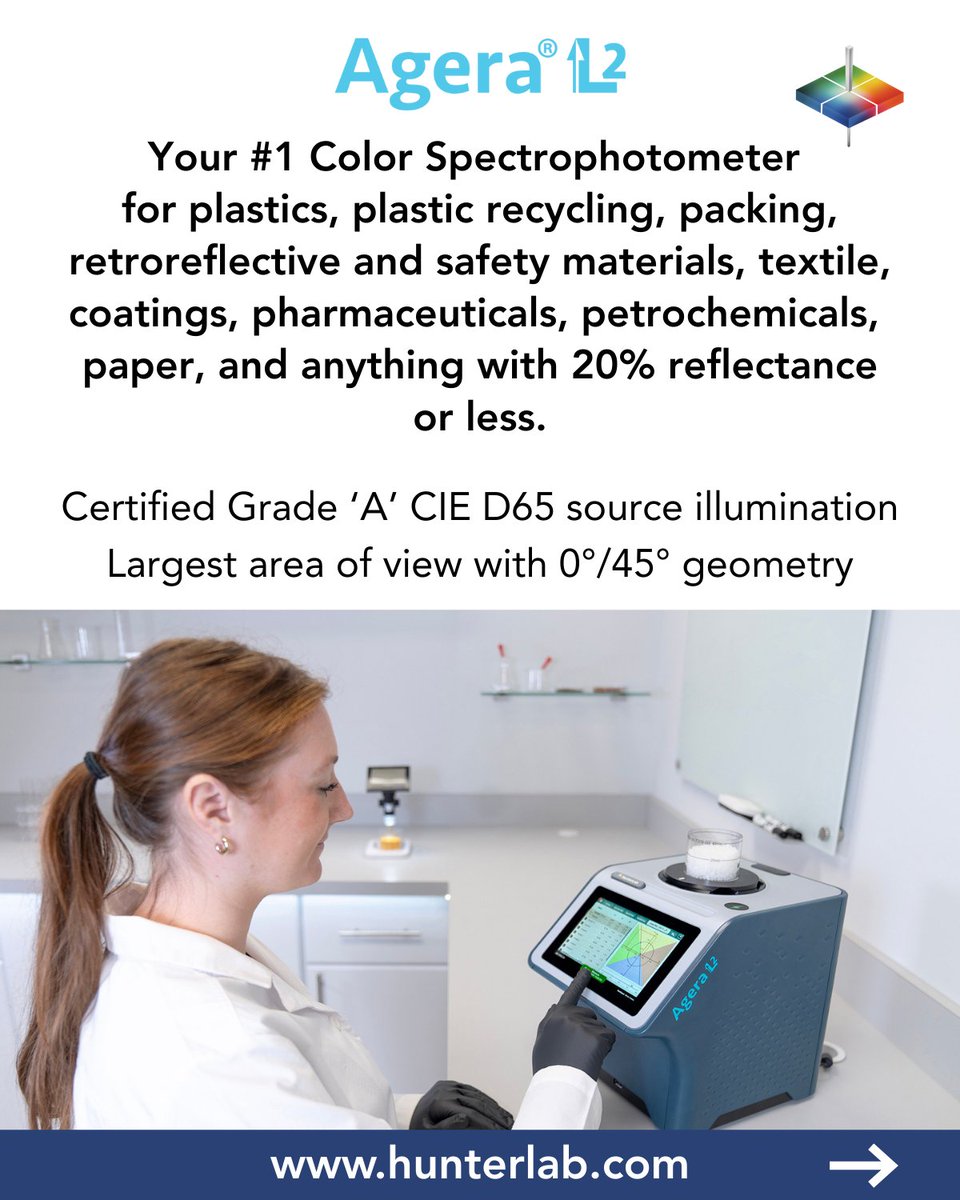 HunterLab tweet media