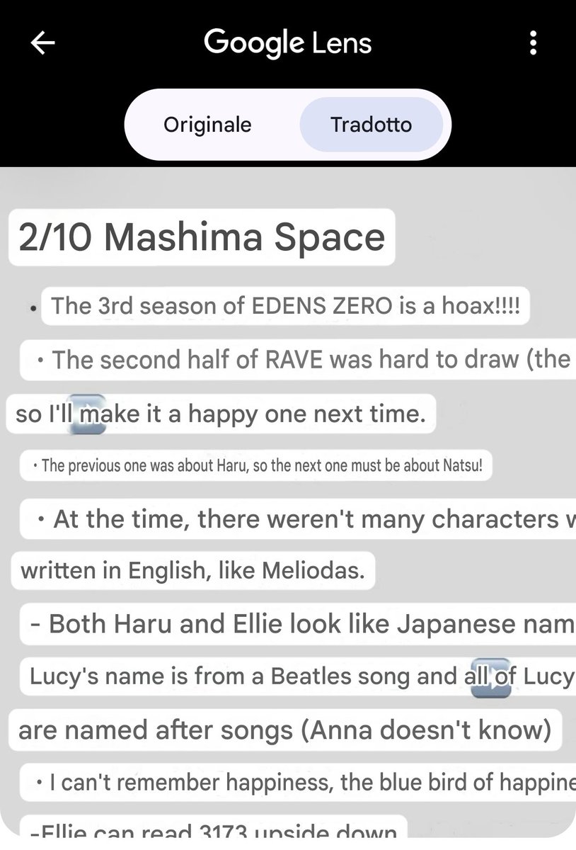 🔴 In the recent space (February 10, 2026) Hiro Mashima himself