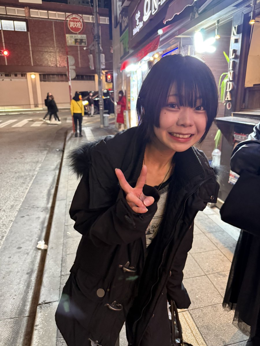 会場前でとさちゃんに遭遇✌️