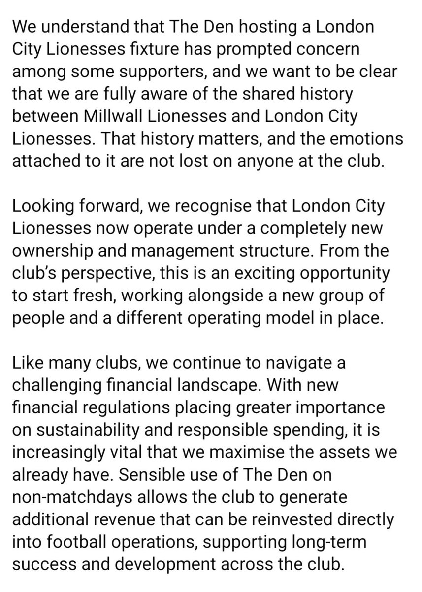 Millwall Supporters’ Club tweet media