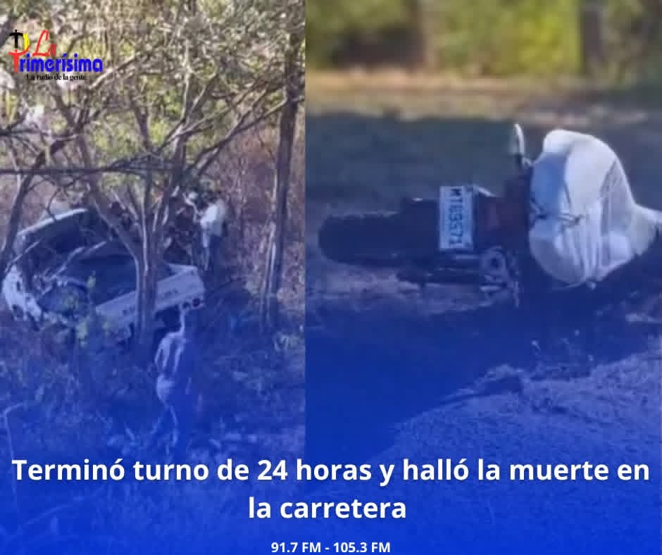 Vigilante fallece en accidente en carretera Sébaco–Matagalpa
Este martes, un vigilante de 47 años murió en un accidente de tránsito ocurrido en la zona de Cerro Largo. Regresaba a su casa tras cumplir una jornada laboral de 24 hrs viajaba en motocicleta cuando ocurrió el choque.
