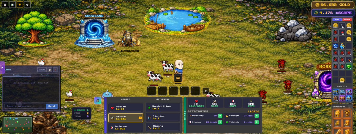 SolScapeDev's tweet image. You can now play SolScape in Fullscreen 

try it now on solscape.vip 

Earn $SCAPE and become the strongest SCAPER by competing on the leaderboard !!!