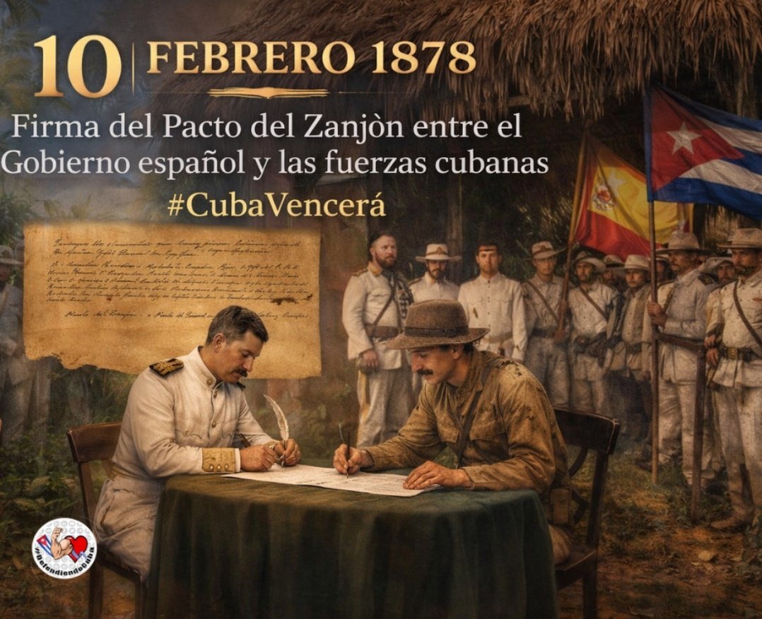 Si una vez hubo un Zanjón, hubo también un BARAGUÁ👇

Ya lo alertó nuestro Comandante en Jefe.‼️"El futuro de nuestra Patria será un eterno Baraguá" ‼️

 ✨⭐#100AñosConFidel⭐✨
#CubaVencerá👊
#DefendiendoCuba🇨🇺💪❤️