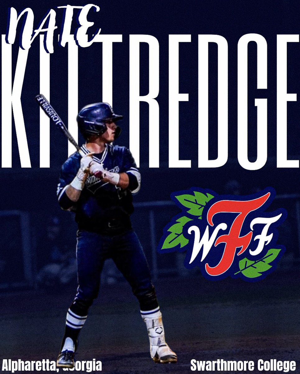 RollFUNGO's tweet photo. Excited to welcome Nate Kittredge!

We are excited to have this infielder from Swarthmore College for the 2026 summer season! 🔥 #rollfungo #swarthmorecollege https://t.co/w9n7JnnD6N
