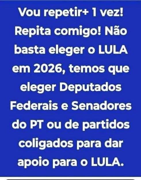 LULA o melhor Presidente da história.
FAZ  O  L.