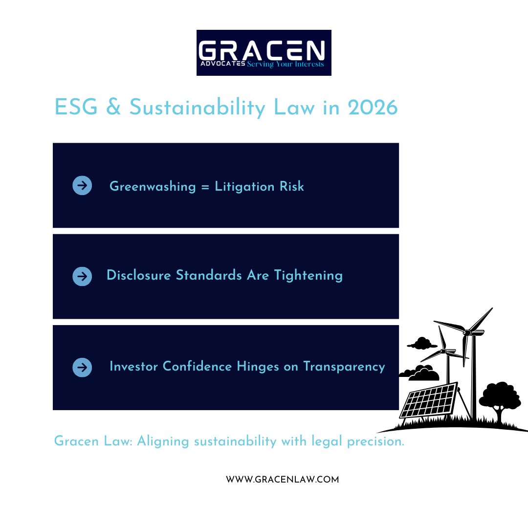 Sustainability isn’t optional—it’s enforceable. We help businesses navigate ESG risks, disclosures &amp; investor expectations with clarity and compliance.
#ESG #Sustainability #Compliance #Governance #InvestorExpectations