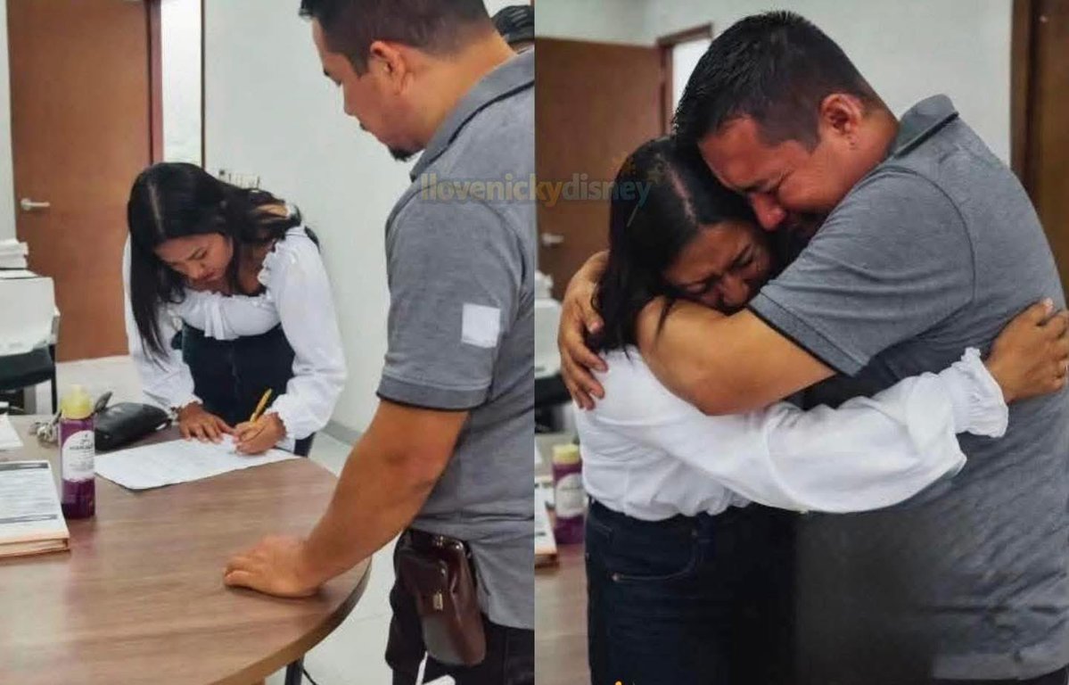 "PERDÓNAME AMOR POR NO SABER QUEDARME"…😭

Después de 20 años de matrimonio,
este hombre y esta mujer tomaron una decisión difícil.
Fueron juntos al registro civil
para firmar el divorcio.

No hubo gritos.
No hubo abogados peleando.
No hubo rencores visibles.
Solo dos personas