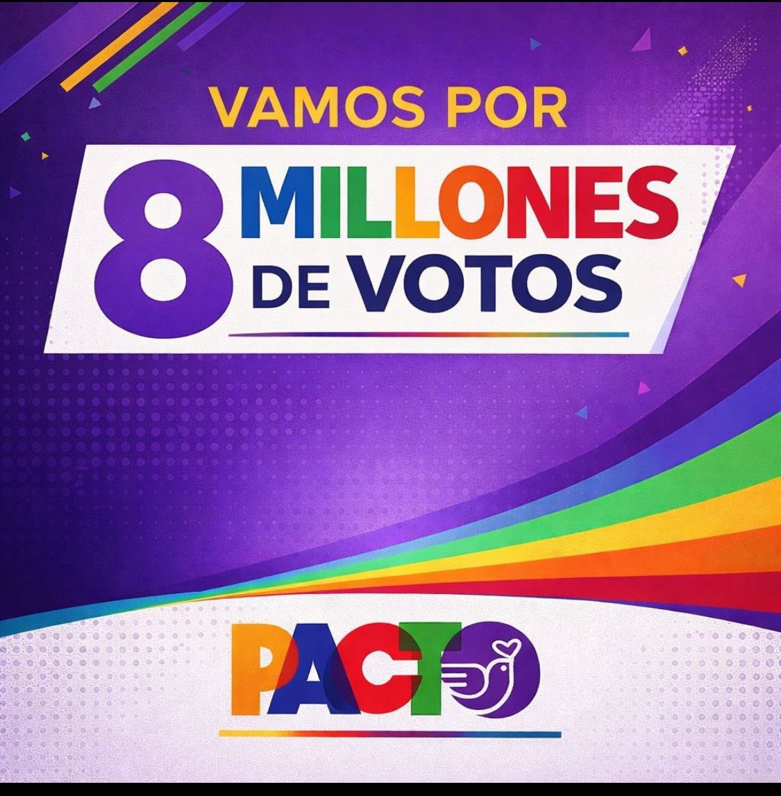 Vamos por 8 millones para llenar el congreso