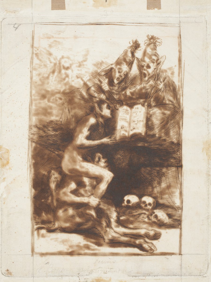Sueño 3. Sueño de Bruja principianta
By Francisco Goya 
#art #drawing