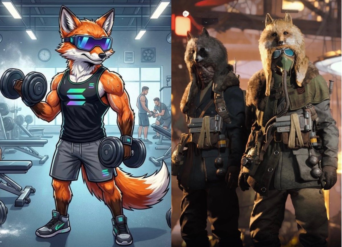 vulpineSOL's tweet photo. Arc Raiders dropped a new skin today called the Vulpine🦊🦊 same as our community mascot @ARCRaidersGame looks like we had the same idea🔥🔥 $SOL 🦊 #sol #crypto #ArcRaiders #Videogame https://t.co/xMtwBacxbM