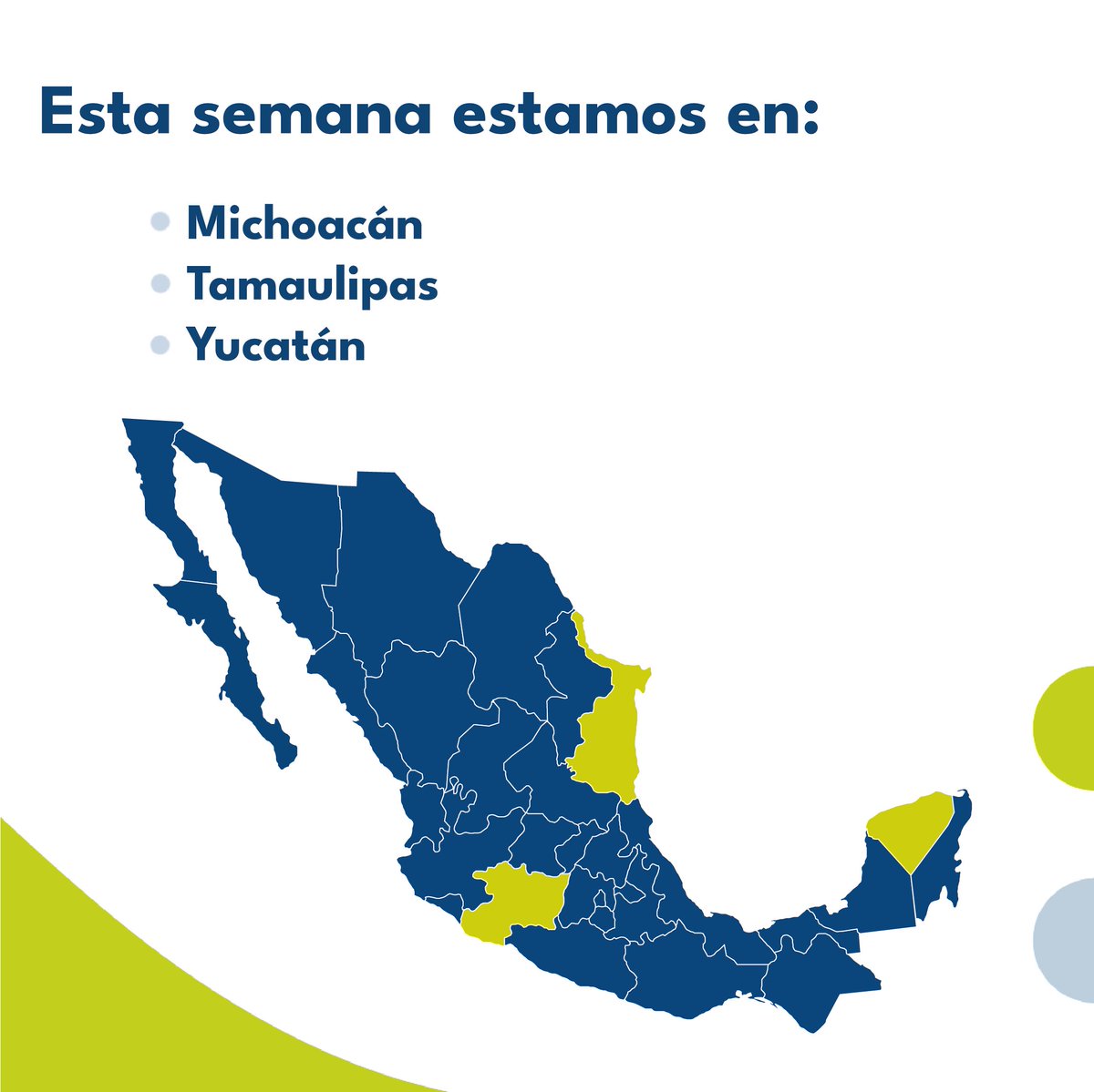 verbienMX's tweet photo. Llegamos a Michoacán, Tamaulipas y Yucatán, llevando atención optométrica a niñas y niños de escuelas y secundarias públicas.
#BrigadasVerBien https://t.co/NCSGhxSuS1