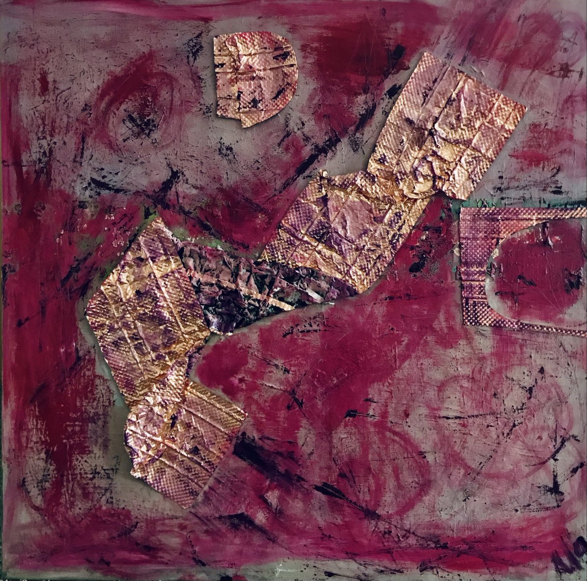 jazzy_bektas's tweet image. ☀️ 
Copper, the alchemical metal of Venus, meets oil.
🫶
Where pigment transforms into Venusian Energy.
🫶

#Venus #metal #copper  
#contemporaryart #alchemy