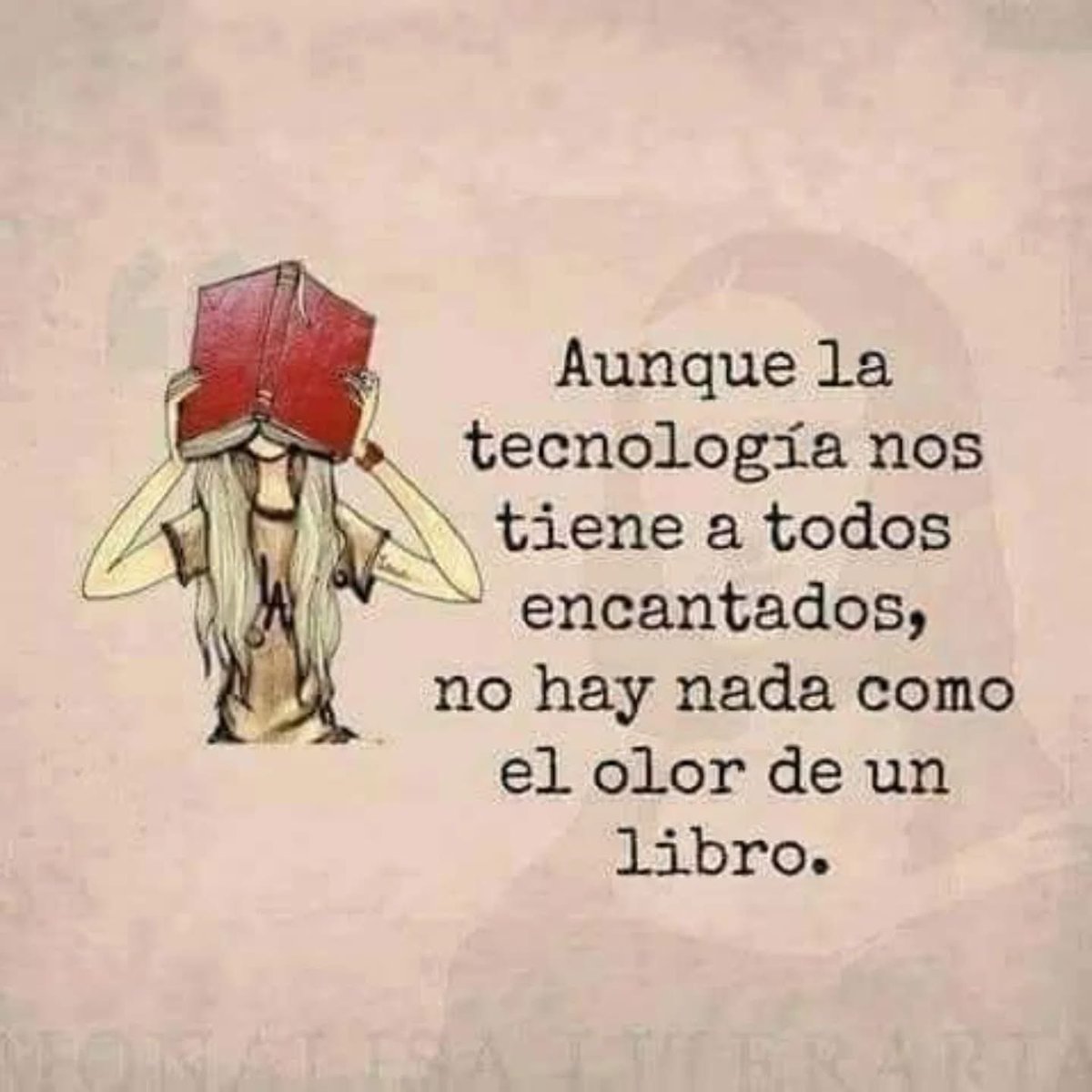 Amor por los libros tweet media
