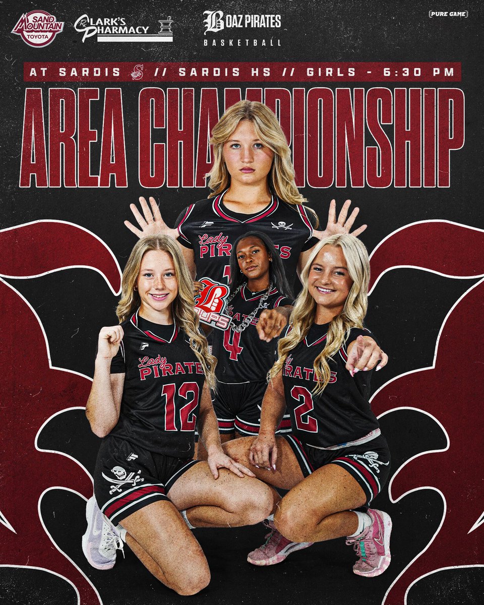 It’s GAMEDAY!!

Your Lady Pirates Basketball Team travels to Sardis for the Area Championship tonight. Tip off set for 6:30PM. See you there!! #SailsUp