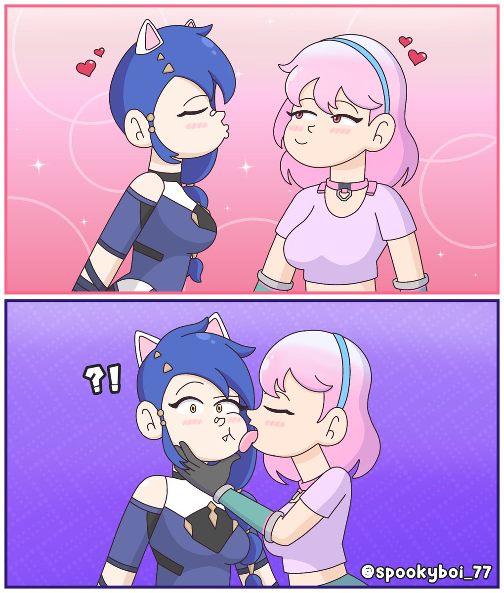 smooch...? 😭❤️

#FortniteArt #Lexa #Erisa #FortniteFanArt #Fortnite #フォートナイトイラスト