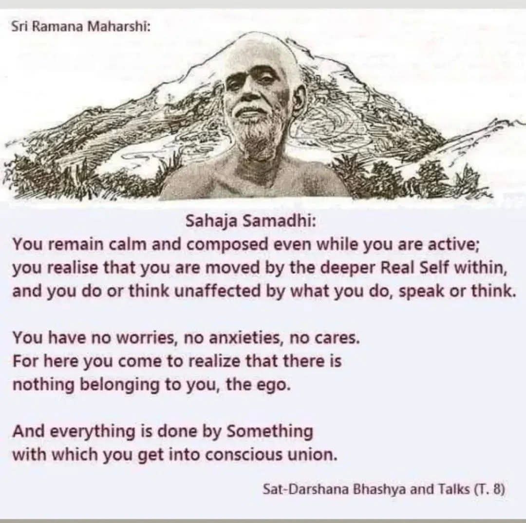 Searchof_WhoamI's tweet image. #Sri_Ramana_Maharshi
#Vedanta #Silence_is_teaching
#Arunachala #Non_duality
#Who_am_I
#teachings_of_bhagavan
#Tiruvannamalai