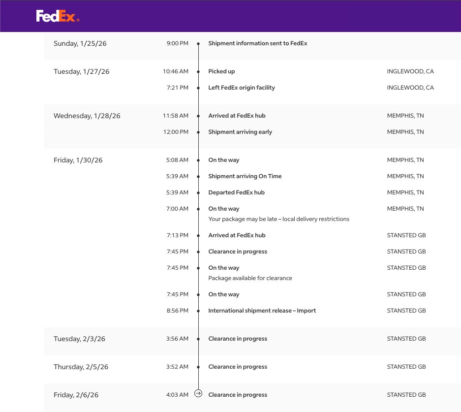 boholista's tweet image. Hell hath no fury like a mother on the eve of my 5yo's half-term ski trip being ruined.
@sherprshipping  @FedExEurope 'Hassle-free’? Chasing Customs myself while gear sits stuck in a cage after 2 WEEKS.
Fix this. We fly Sunday. C# 888195077037 #CustomerServiceFail #HalfTerm