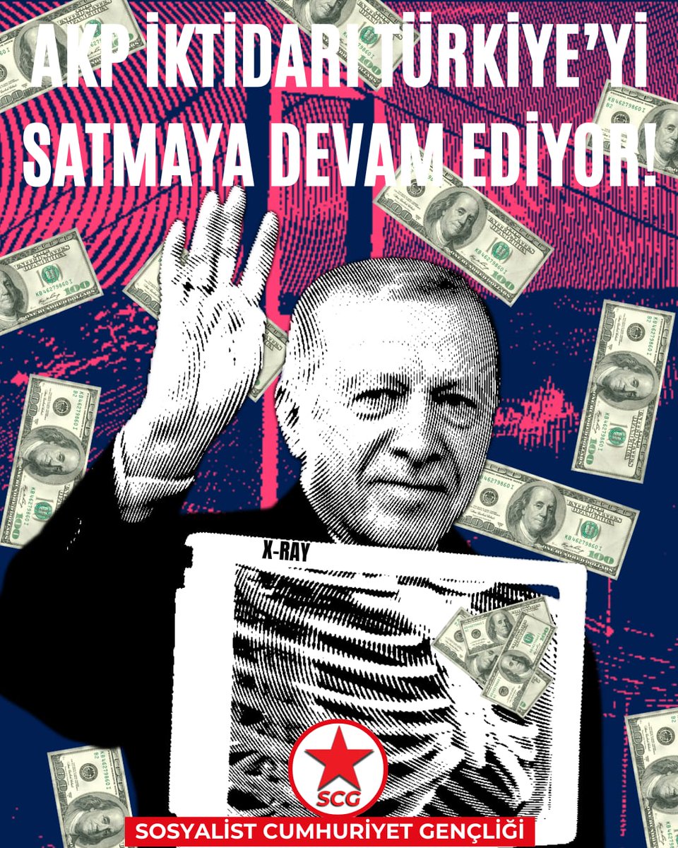 scgresmi's tweet image. AKP İKTİDARI TÜRKİYE'Yİ SATMAYA DEVAM EDİYOR!

AKP İktidarının Boğaz Köprüsü ile Otoyalların özelleştirilmesi için düğmeye basması ülkemizdeki emekçilerin ve öğrencilerin üzerindeki yükü arttırmakla beraber Türkiye'nin ulaşım yollarının işletme hakkını emperyalist ülkelere peşkeş…