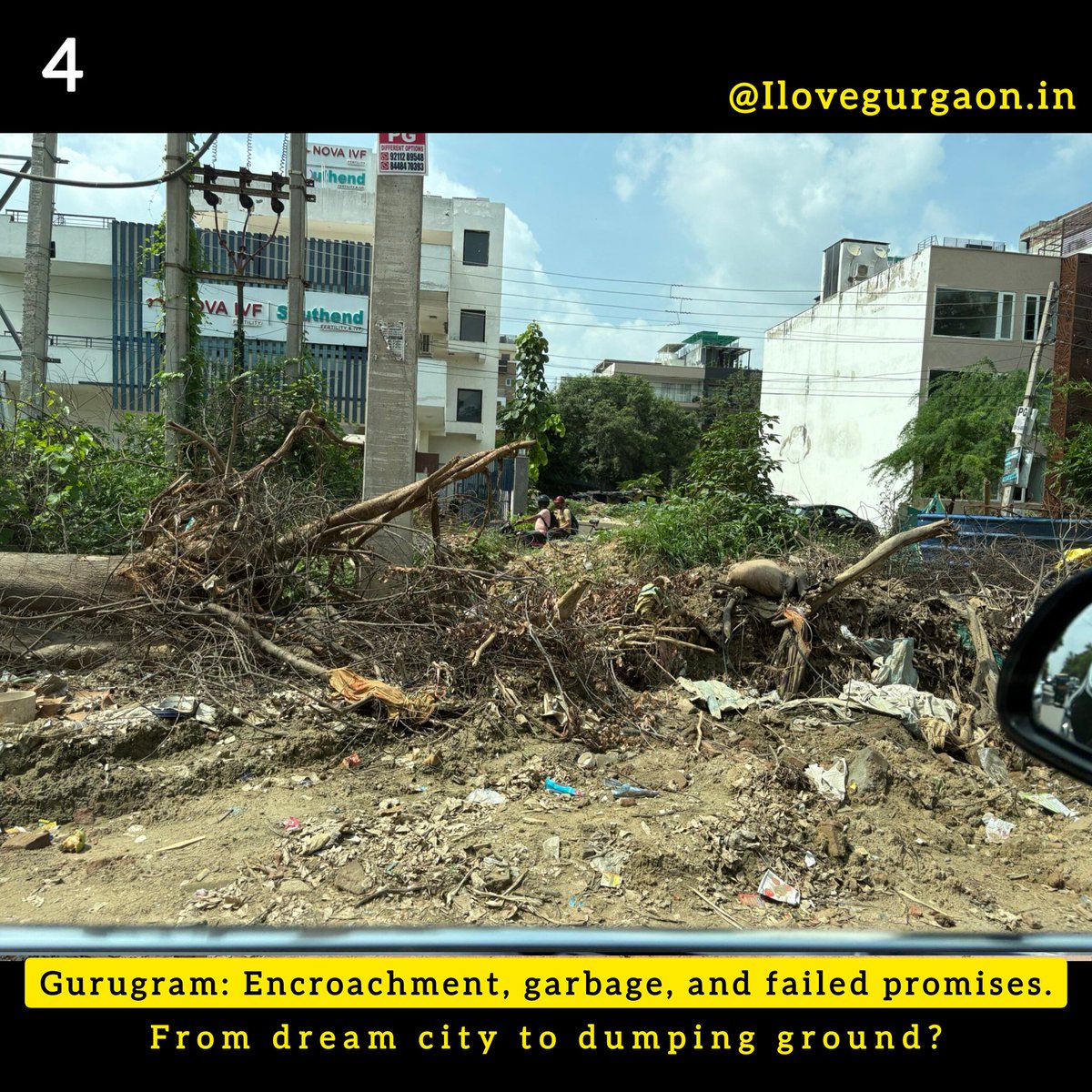 ILoveGurgaon_in's tweet photo. Swachh Bharat Abhiyaan or just a name? 🤔
From dream city to dumping ground? 🙏
#Gurugram: Encroachment, garbage, and failed promises. 🫡
Cr: @IndySarker
#encroachment #roadgarbage #civicnegligence #gurugramnews #swachhbharatfailure https://t.co/uiSKCN97hf