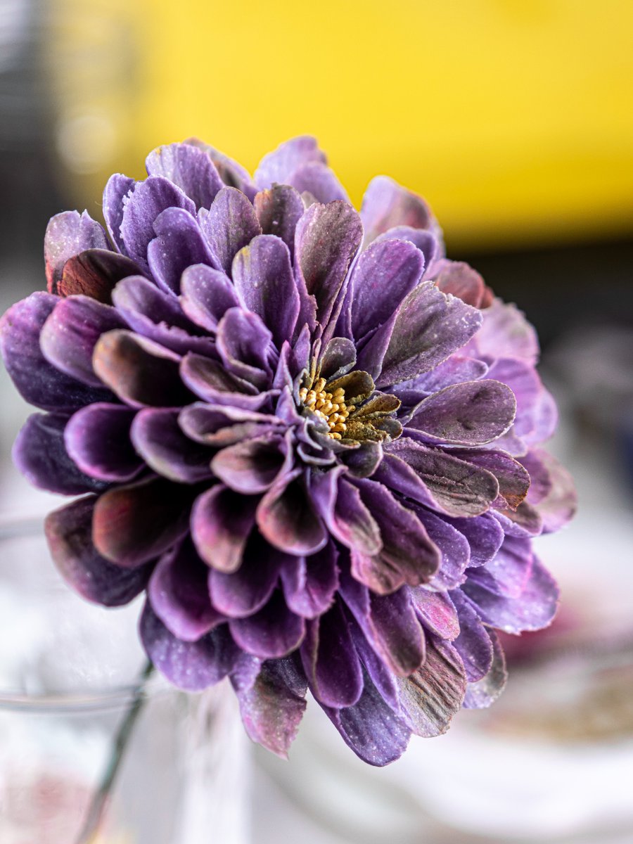 kenta_sucretier's tweet image. これ。全部砂糖。作った。菖蒲色のダリア…