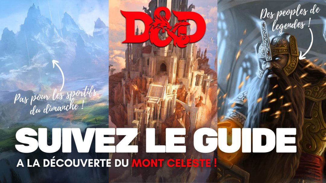 Coucou 👋,
Aujourd'hui, je vous propose de devenir votre guide à travers le Mont Céleste de l'univers et la cosmologie de Donjons&amp;Dragons dans un nouveau concept : "Suivez le guide" !

Préparez-vous à parcourir le Mont Celeste !
youtu.be/rozQJ7HsxgQ

#rpg #jdr #dnd #5e