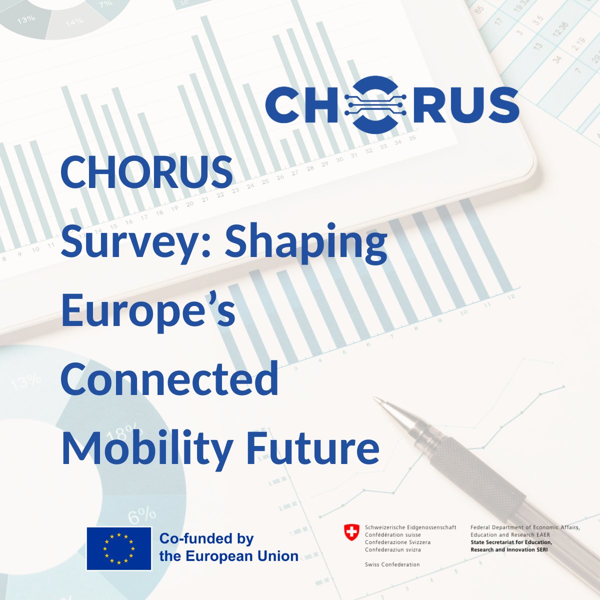 CHORUS_HORIZON's tweet photo. 🚀 The #CHORUS project has launched surveys to shape the future of Connected &amp; Automated Mobility (#CCAM) in Europe.

📍 Open to citizens &amp; stakeholders in Paris-Saclay, Oxfordshire, Trikala, Bern, Geneva, Zurich &amp; Helsinki.🗣️ Have your say → https://t.co/D5JDqwCky1 https://t.co/F0kkWRp0X0