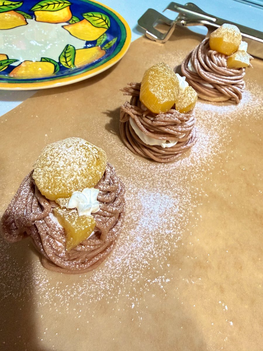 モンブラン🌰簡単でした!!✦.* 