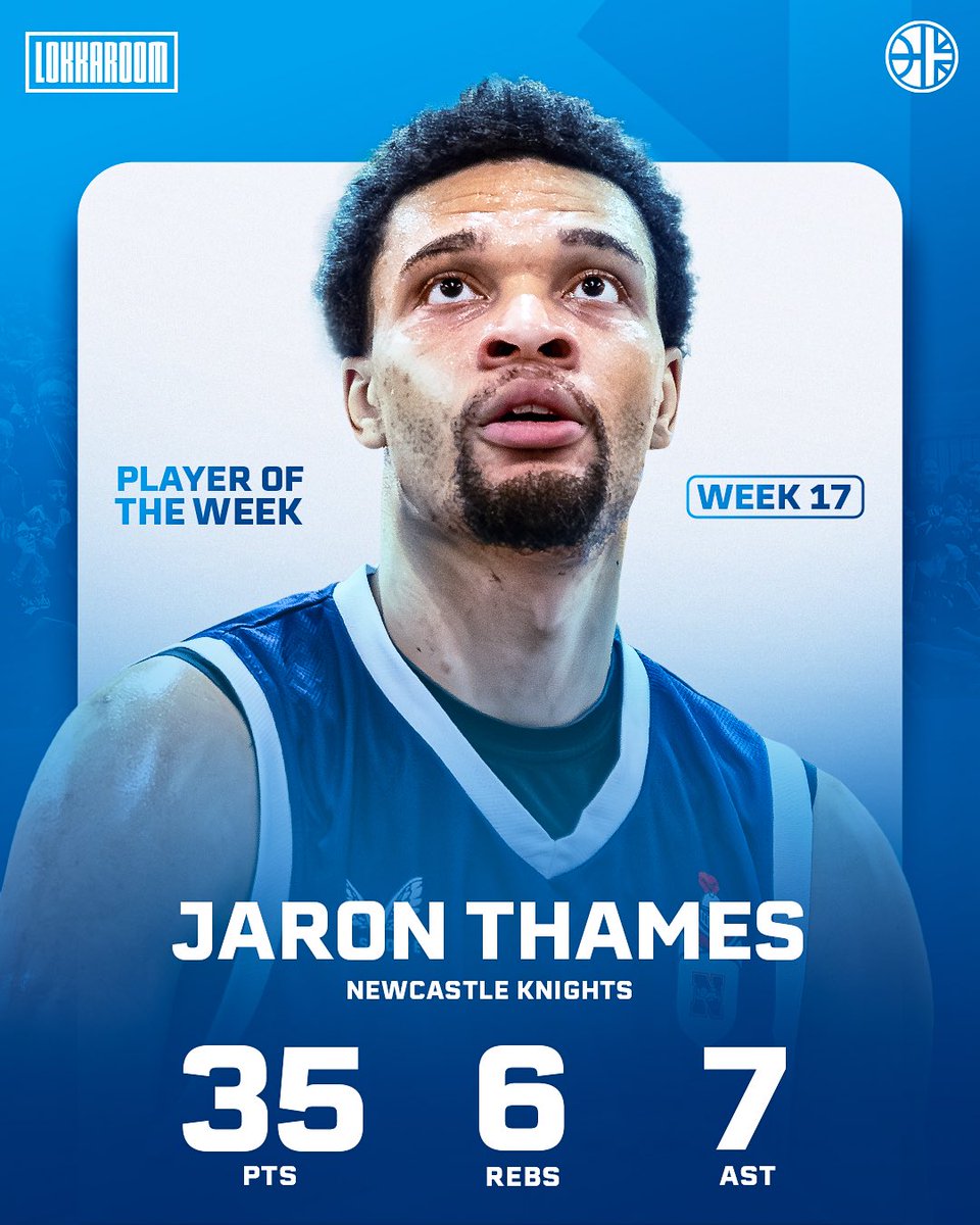 BritChampBball's tweet photo. Jaron Thames claims yet another player of the week award ⚔️🏆

#bcb2526 https://t.co/WzxW4VqWe7