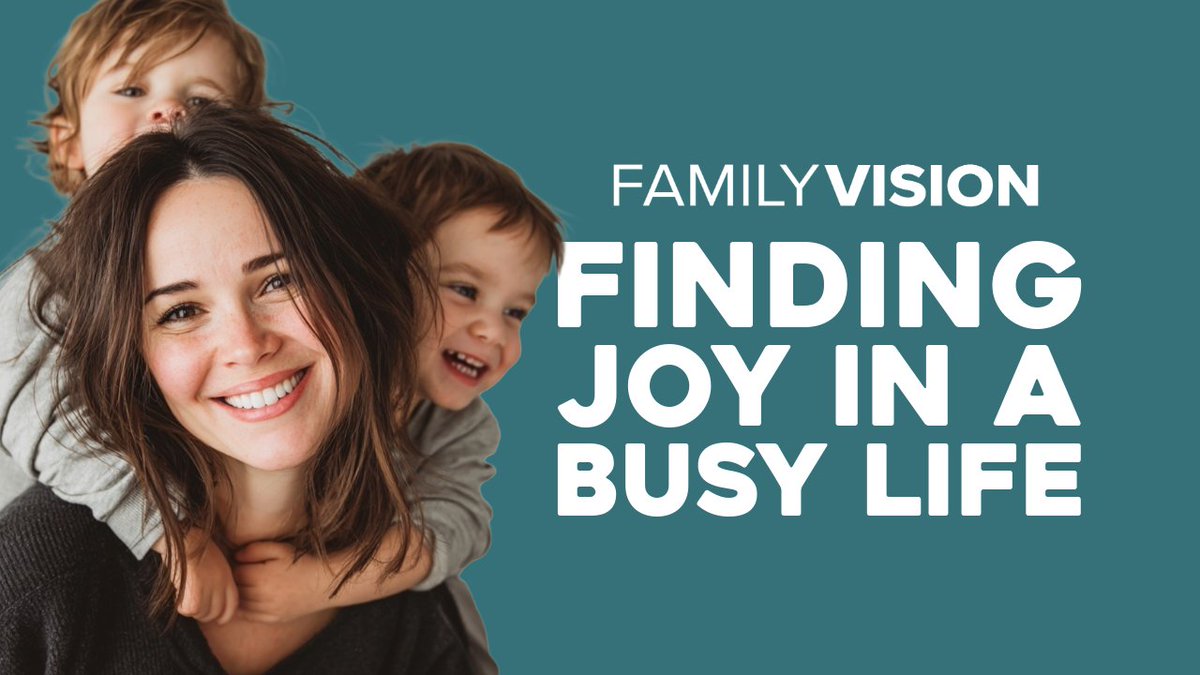 Do you ever feel overwhelmed by busyness?

In this episode of Family Vision, Dr. Rob and Amy Rienow share how busyness can actually be a blessing—and how families can thrive in the middle of the madness.

🎧 Listen now: VisionaryFam.com/s02e289/