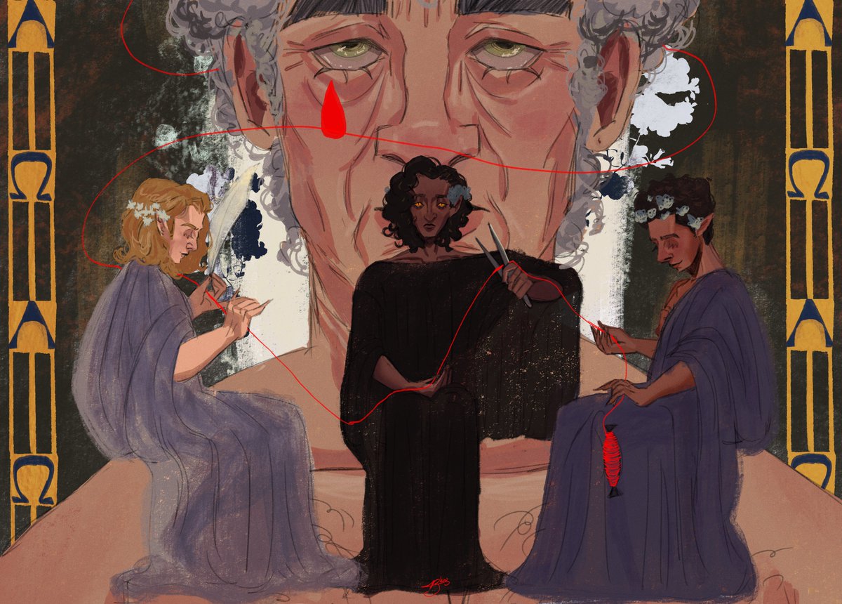 DAY 5 #iwtvpolyweek: loumandanstat 
“the moirai”