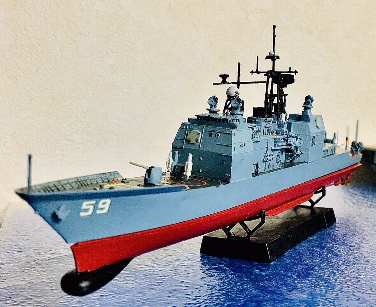 おはよう😆ございます😊 米タイコンデロガ級ミサイル巡洋艦13番艦