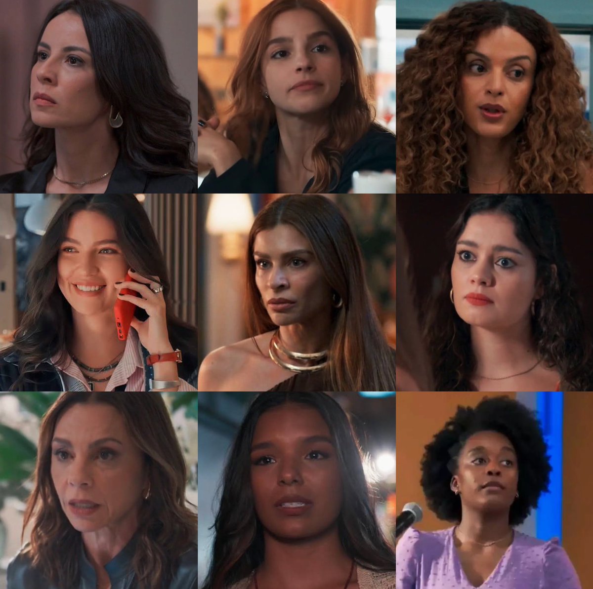 nevedovsky's tweet image. elimine uma personagem de cada fileira (versão três graças)