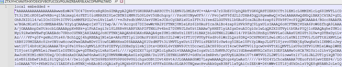 ShadowOpCode's tweet image. Threat Actors are using #LUA scripts to deliver #Remcos via #DonutLoader shellcode
C2: 45.74.8[.]75:2404
Hunter: @JAMESWT_WT 
Sample: bazaar.abuse.ch/sample/9764d62…
@anyrun_app : app.any.run/tasks/1a6da1dc…
