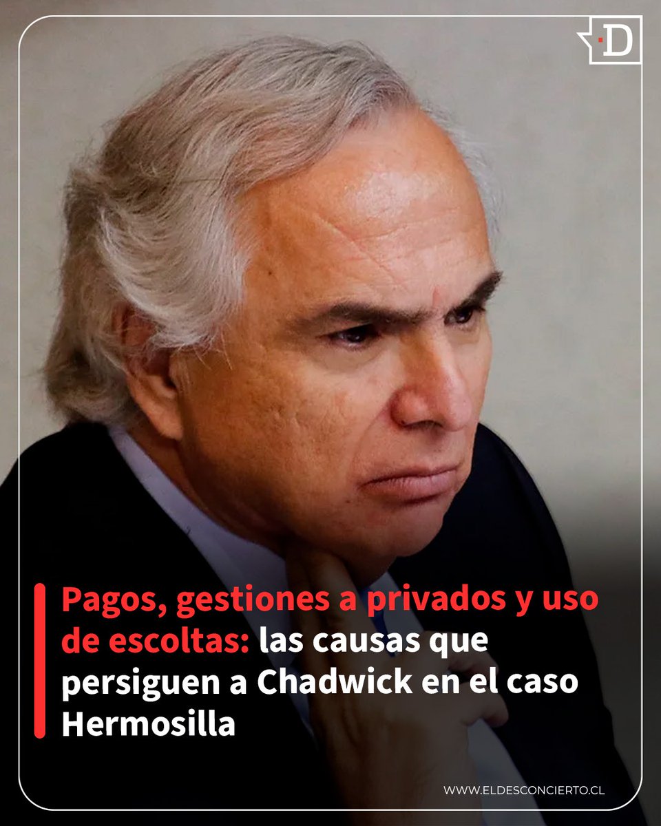 El exministro del Interior continúa bajo la lupa del Ministerio Público por tres investigaciones penales vinculadas a su relación con Luis Hermosilla.

👉Lee más en: acortar.link/mAo1r5