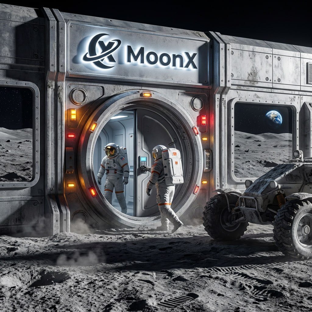 Astronauts and pro traders don’t guess. 
They see the future. 🌕🚀

MoonX is that kind of name obvious, inevitable.
$MoonX

Ca: CQ8yJ3NUXbwwyjB3Cz5PW4XRNujigmvnKEjnxFqUpump