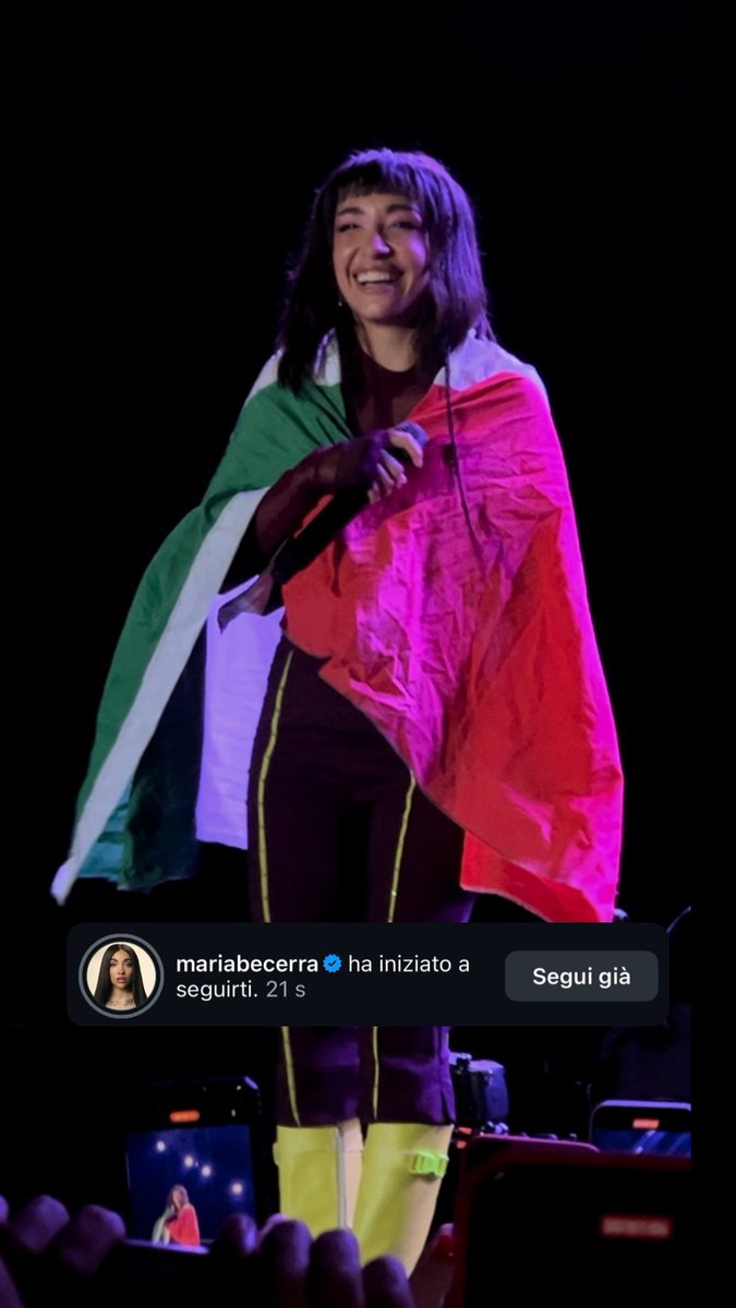 ¡¡¡Qué emoción!!! Yo y <a href="/villa28562/">maribecefanclubita</a> estamos en shock total 🥹 No nos lo creemos todavía 🫶🏻♥️ Gracias por tanto <a href="/MariaBecerra22/">LNDA 🇦🇷</a> <a href="/mbecerraoficial/">Maria Becerra | Tour, Merch & Data Oficial</a>
Italia espera con muchísimas ansias el Quimera World Tour 🇮🇹🥰

#mariabecerra #quimeraworldtour