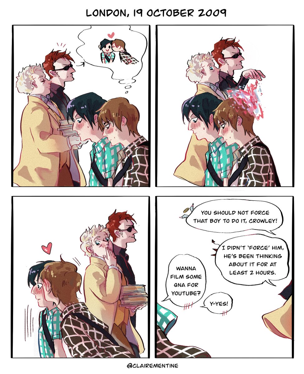 clairementine's tweet image. a little help 🫳💖
#phanart #GoodOmens