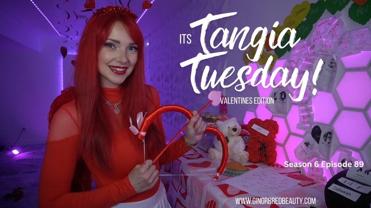gingrbredbeauty's tweet image. Its Tangia Tuesday!!! Come hang out because today's theme is Valentines Day! Also, we have a lot of hearts to reveal, and theres still some left! #live on #twitch in 15 twitch.tv/gingrbredbeauty 
#repost for #giveaway entries!