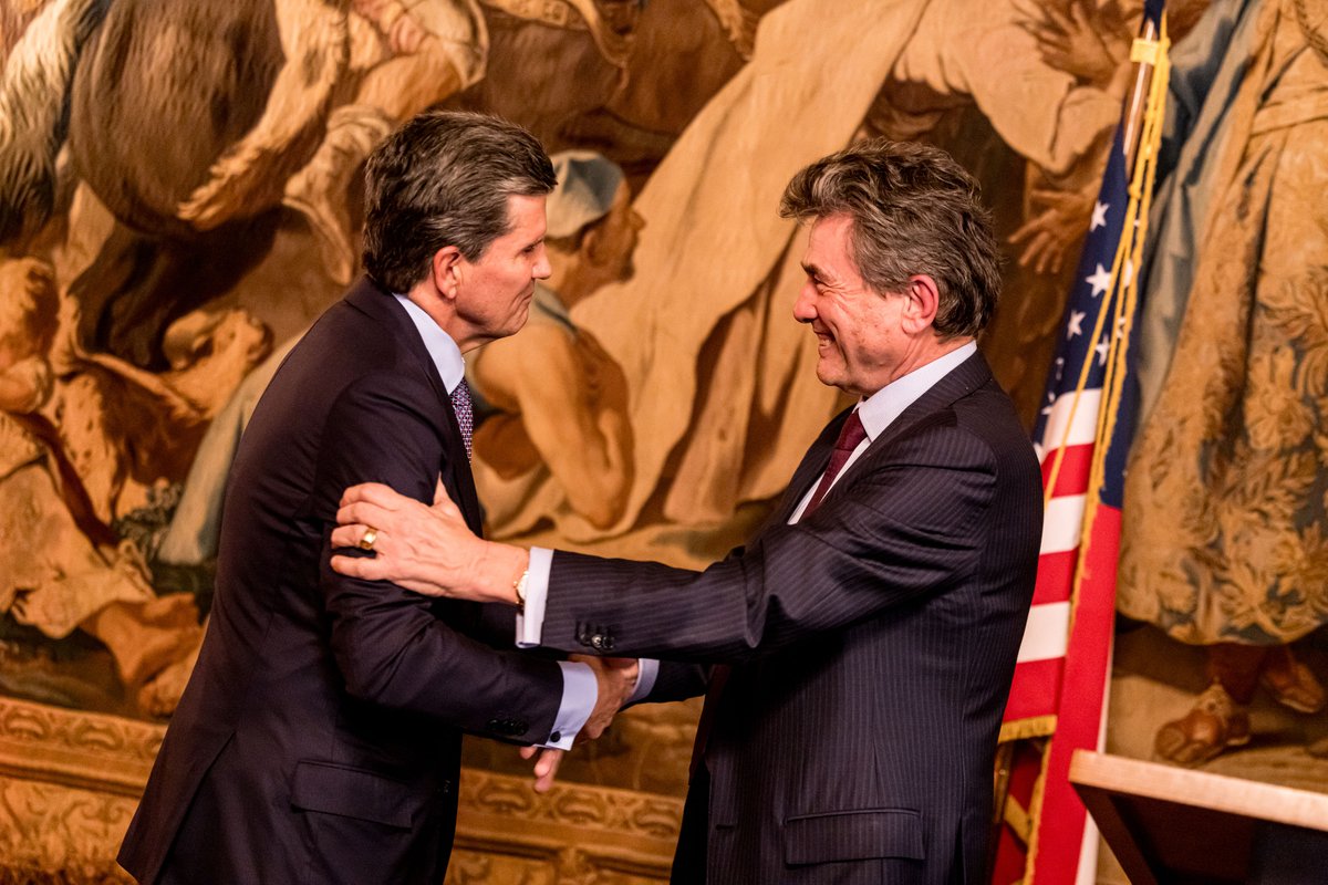 generalatlantic's tweet image. We extend our congratulations to GA Chairman and Chief Executive Officer Bill Ford on being recognized by the Consulate of France in New York and Ambassador Laurent Bili as a recipient of the Légion d’honneur, France’s highest national distinction.