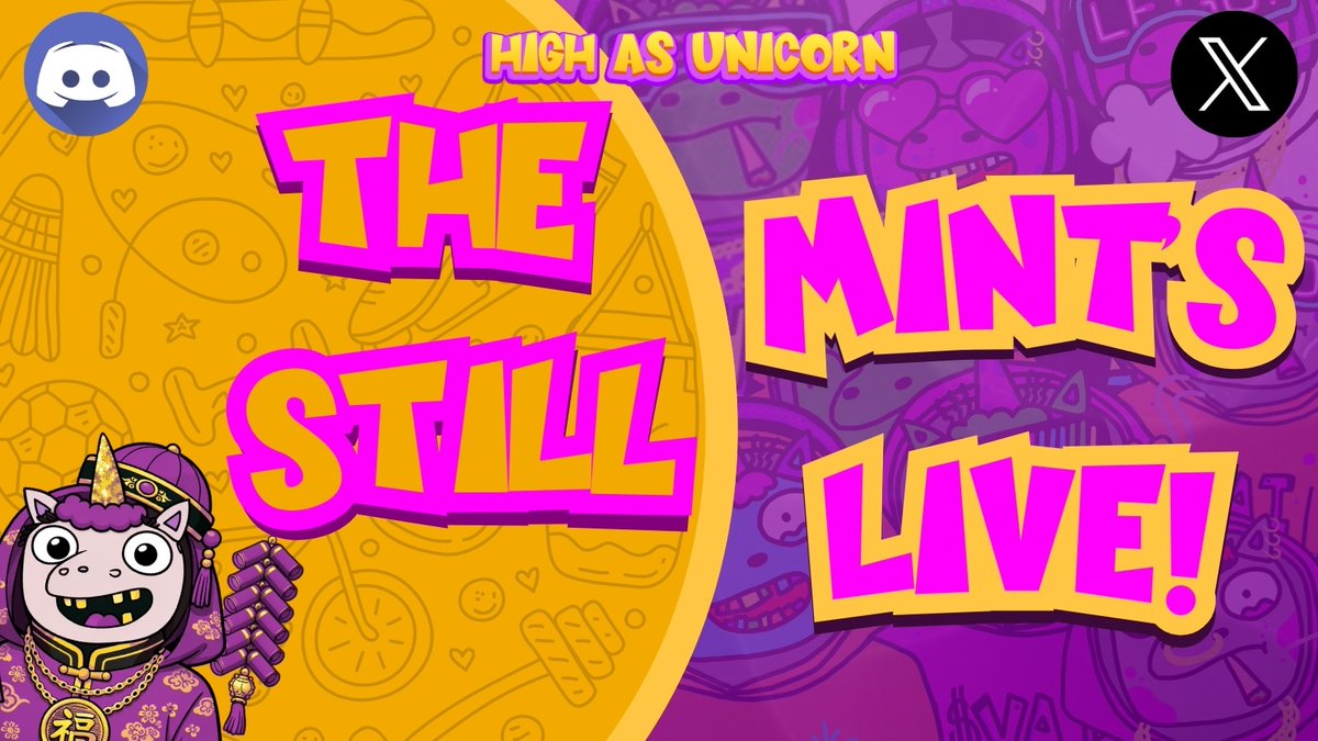 The stall is OPEN.
The mints are LIVE!
Blink and you’re buying secondary 👀🦄

MINT your HAUWEE at: 
launchmynft.io

#MintsLive #OnChain #NFTMint #CryptoTwitter