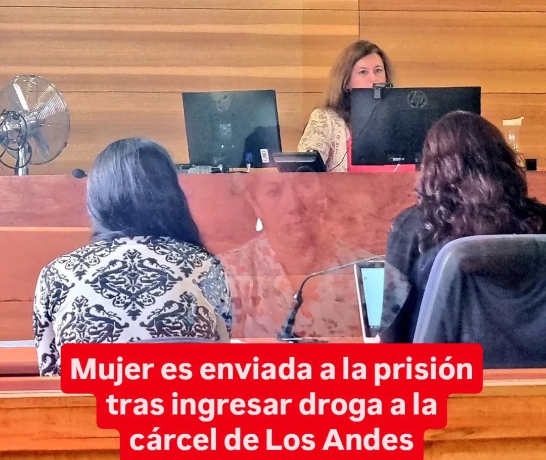 🟣 #LOSANDES Una mujer domiciliada en villa Los Copihues fue enviada a prisión preventiva a solicitud del fiscal Rodolfo Robles Mora por microtráfico de drogas, tras ingresar marihuana a la cárcel.

Lee más en uplaradio.cl